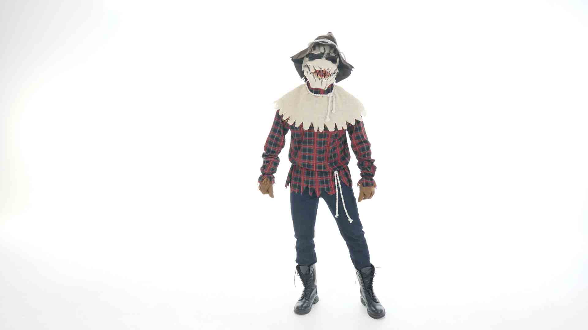 This Adult Sadistic Scarecrow Costume might not scare crows, but it definitely WILL scare humans!